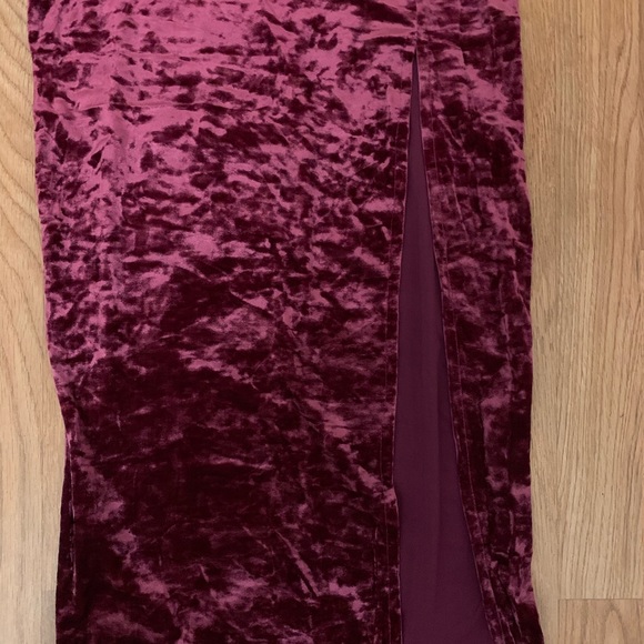 Midi Skirt with Thigh High Slit - Picture 2 of 3